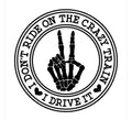 Crazy Train Car Decal