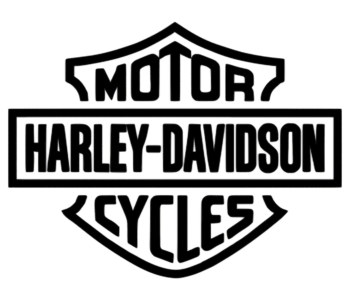 HD Bar and Shield Car Decal