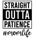 Straight Outta Patience Car Decal
